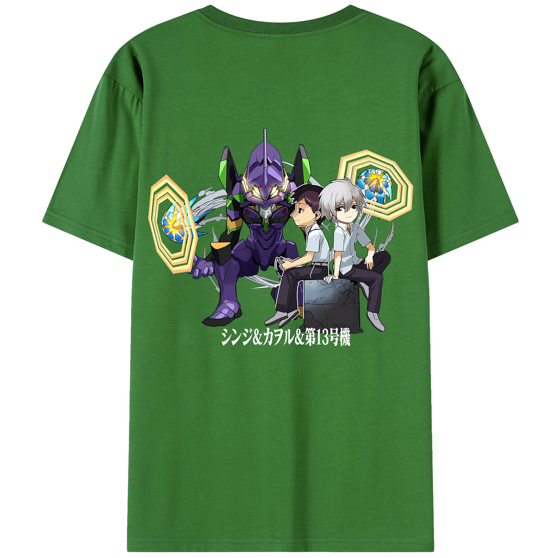 （画像用） EVA 新世紀エヴァンゲリオン レディース半袖Tシャツ(バックプリント)